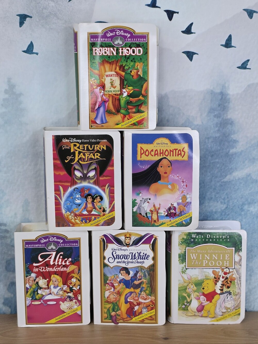 Vintage Disney McDonald's Mini VHS Box Happy Meal Toy Lot